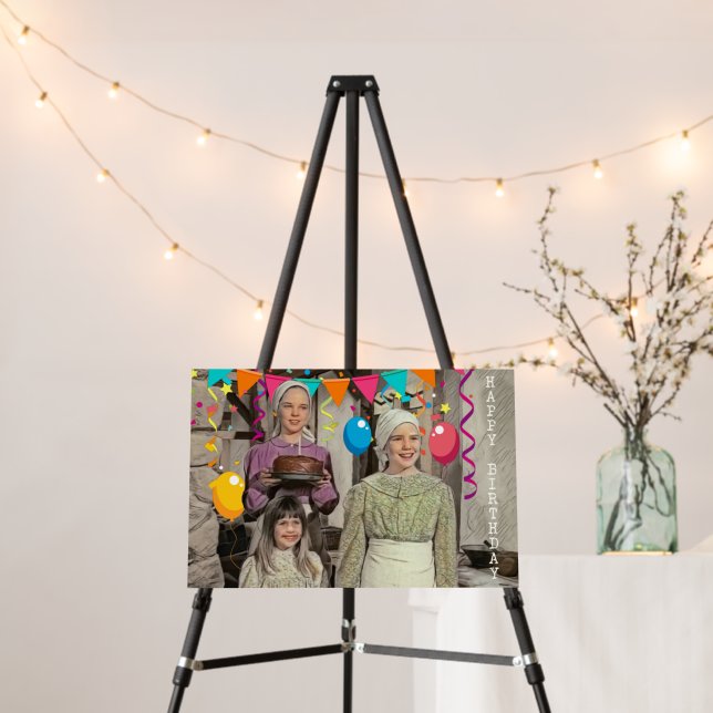 Litte House on the Prairie Birthday Celebration Foam Board (In Situ (Stand))