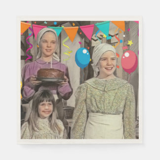 Litte House on the Prairie Birthday Celebration Napkins