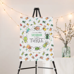 Litte Love Bug Birthday Welcome Foam Board