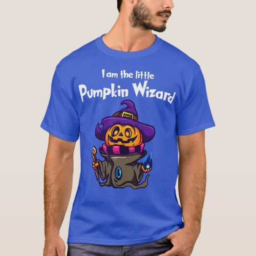 Litte Pumpkin Wizard Sweet Halloween Costume for K T_Shirt