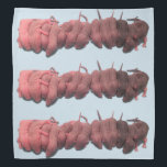 Litter Line Up Bandana<br><div class="desc">Featuring a photo of our "Holiday Litter 2016" at 1 week old, show your love for rats with this cute bandana.</div>