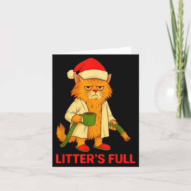 Litter’s Full Cat Parody Tee  Card (Front)