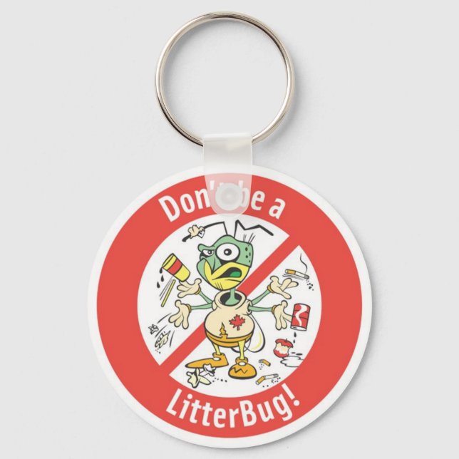 litterbug keychain (Front)