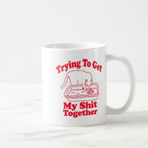 Litters Full Funny Cat Humor Meme Cat Mom Cat Dad Coffee Mug