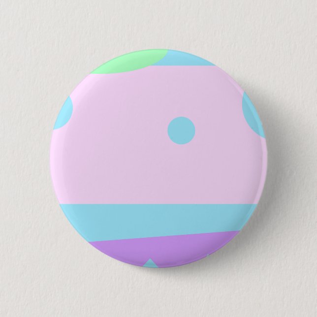 Little Abstract Monster - Button (Front)