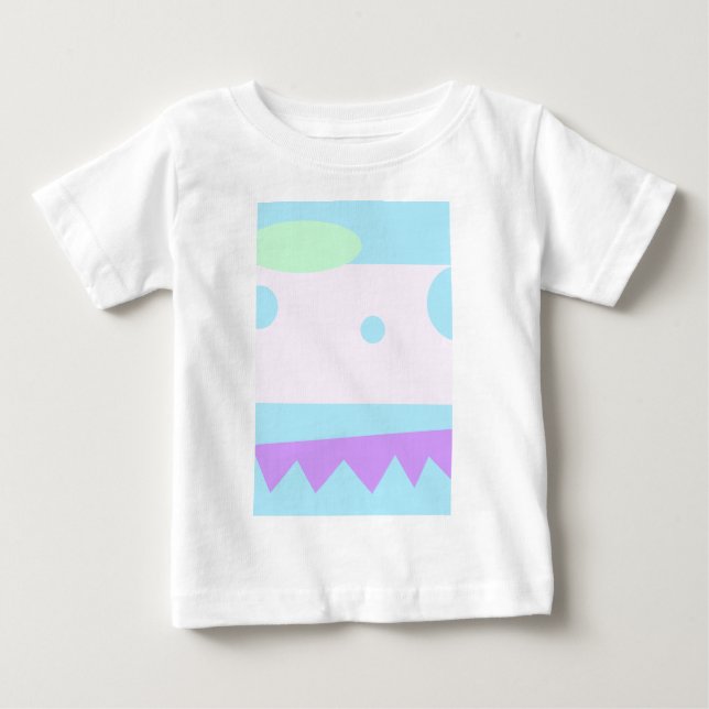 Little Abstract Monster - Kids Baby T-Shirt (Front)