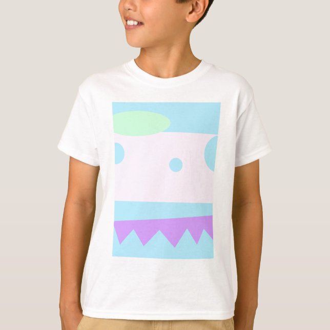 Little Abstract Monster - T-Shirt (Front)