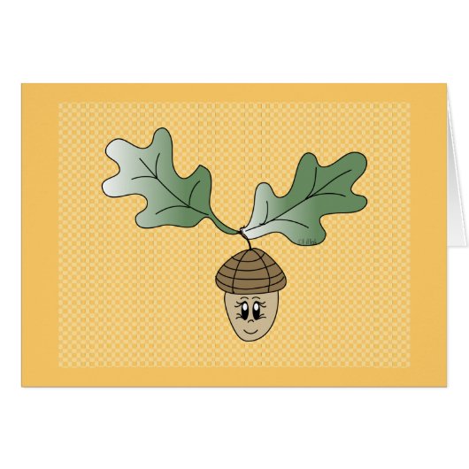 Little Acorn Card (Front Horizontal)