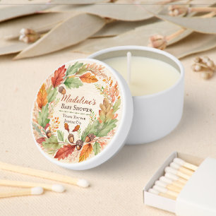 Little Acorn Fall Baby Shower  Mini Candle Favors