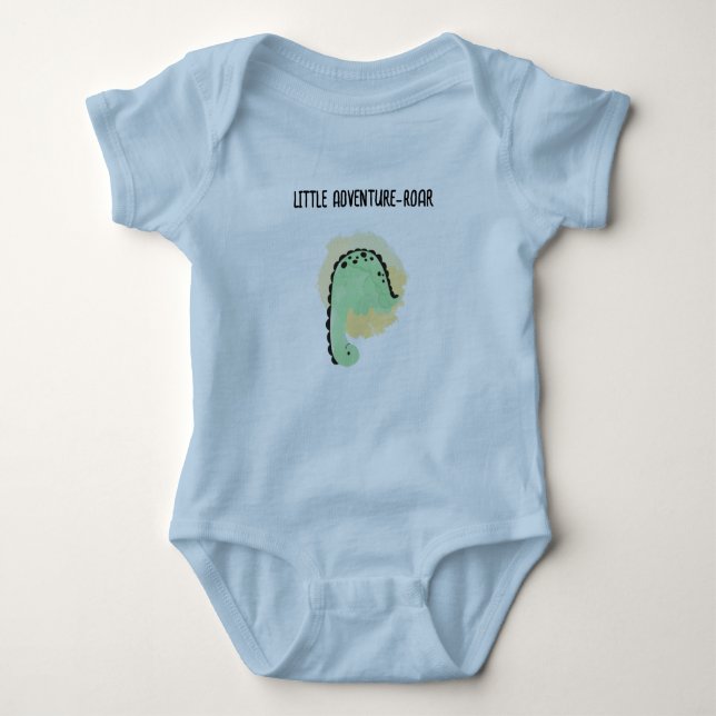 Little Adventure-Roar - Baby One-Piece Baby Bodysuit (Front)
