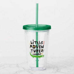 Little Adventurer Alligator Acrylic Tumbler