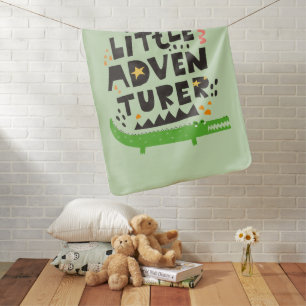 Little Adventurer Alligator Baby Blanket