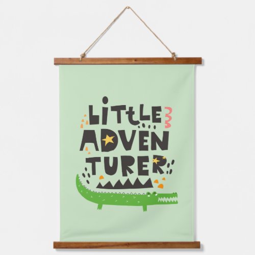 Little Adventurer Alligator Hanging Tapestry