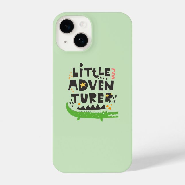 Little Adventurer Alligator iPhone Case (Back)