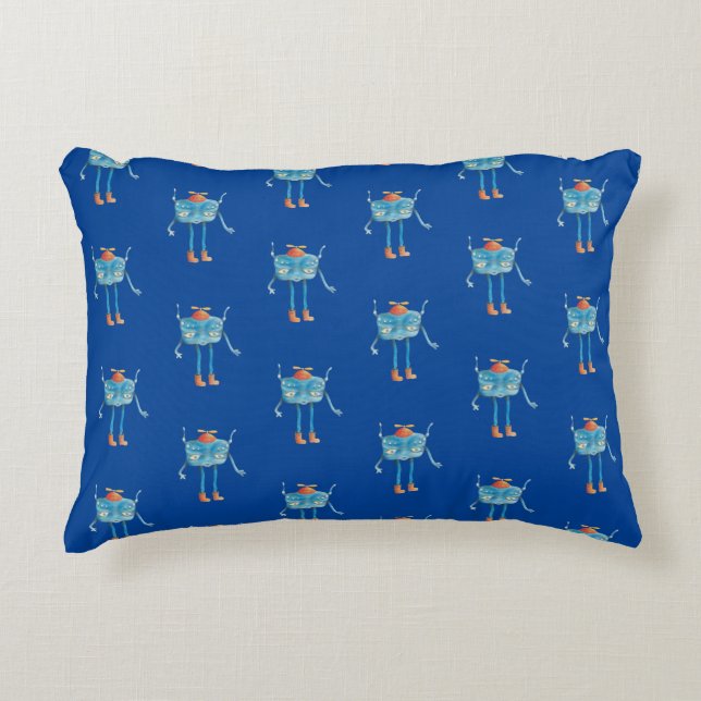 Little Alien Pi   Accent Pillow (Front)
