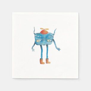 Little Alien Pi  Napkins