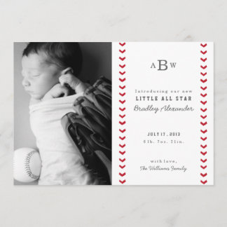 Little All Star Birth Announcement