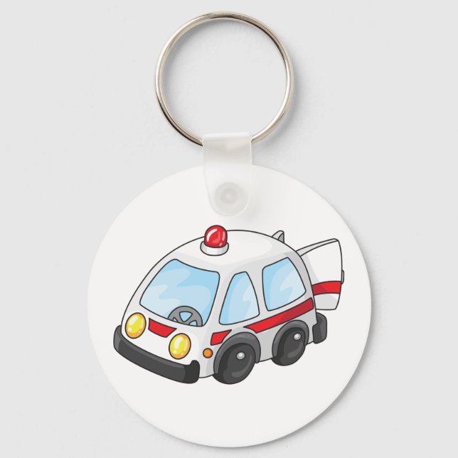Little Ambulance Keychain (Front)