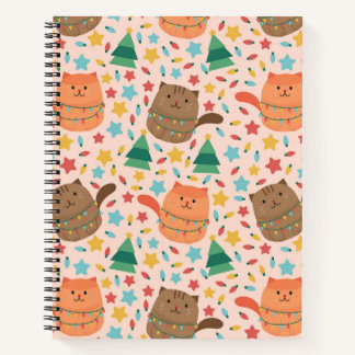 Little and Cute Christmas Cats Notebook