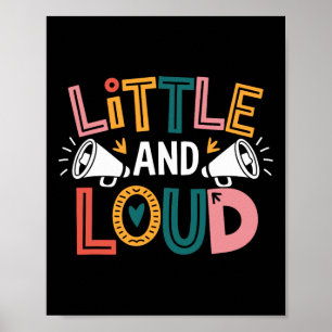 Little And Loud, Cheerer Cheerleader And Cheer Che Poster