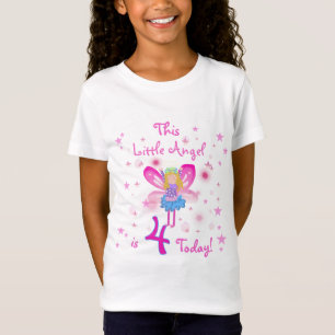 Little Angel 4th Birthday T-shirts and Gifts