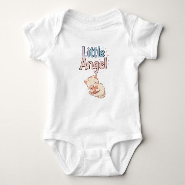 Little Angel Baby cat Bodysuit (Front)