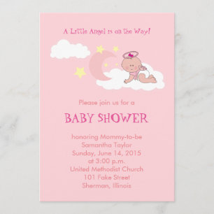 Little Angel Baby Shower Invitation