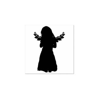 Little Angel (choose a color) Rubber Stamp