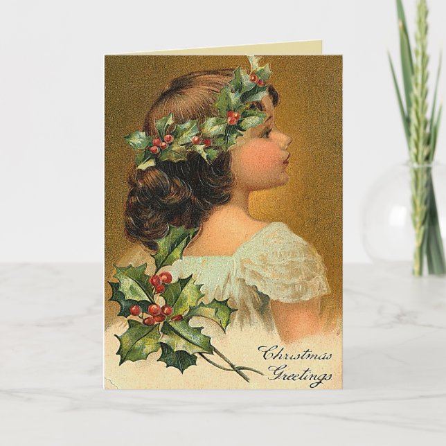 Little Angel -Christmas Greeeting card (Front)