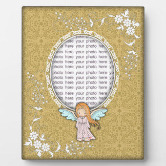 Little Angel Girls Custom Photo Plaque