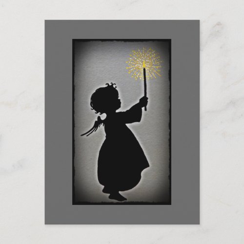 Little Angel Lets Her Light Shine Postcard