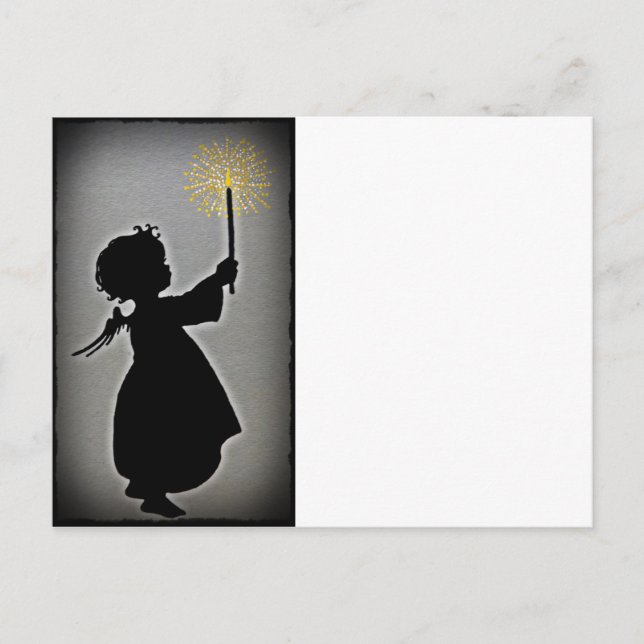Little Angel Lets Her Light Shine Postcard (Front)
