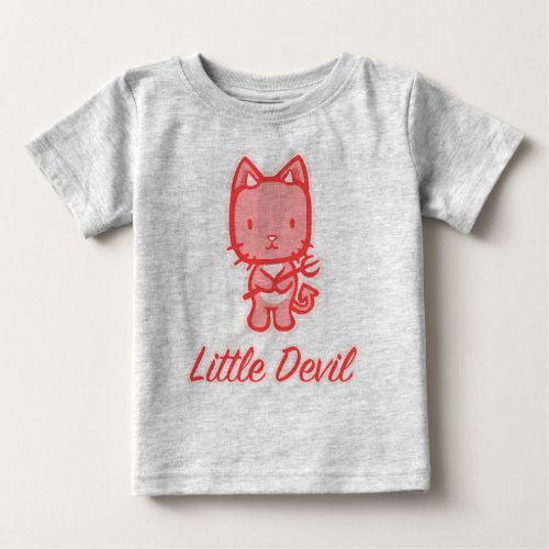 Little AngelLittle Devil Baby T_Shirt