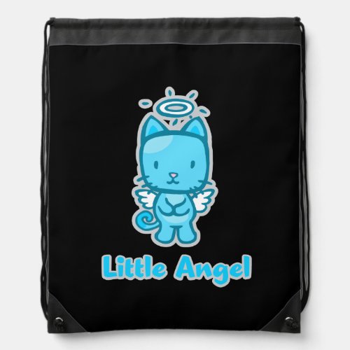 Little Angel Little Devil Cartoon Cat Backpacks