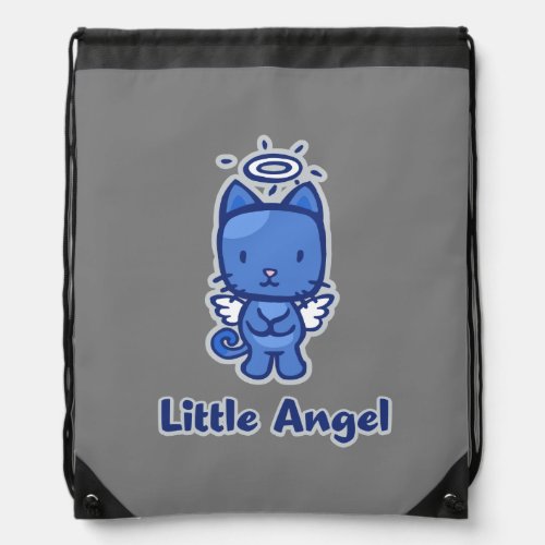 Little Angel Little Devil Cartoon Cat Backpacks