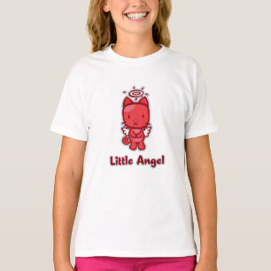 "Little Angel...Little Devil" Girl's Sweatshirt T-Shirt
