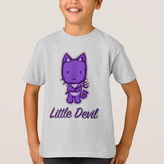 "Little Angel...Little Devil" Girl's Tee (Front)