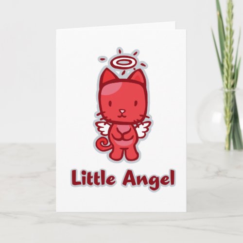 Little AngelLittle Devil Greeting Cards