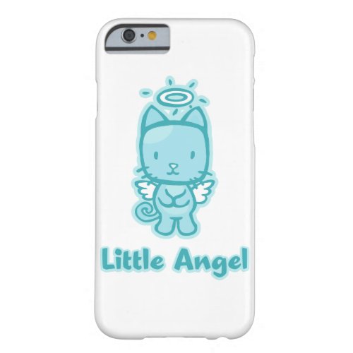 Little AngelLittle Devil Kitty Cat Cartoon Barely There iPhone 6 Case