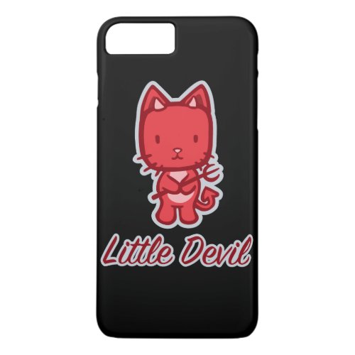 Little AngelLittle Devil Kitty Cat Cartoon iPhone 8 Plus7 Plus Case