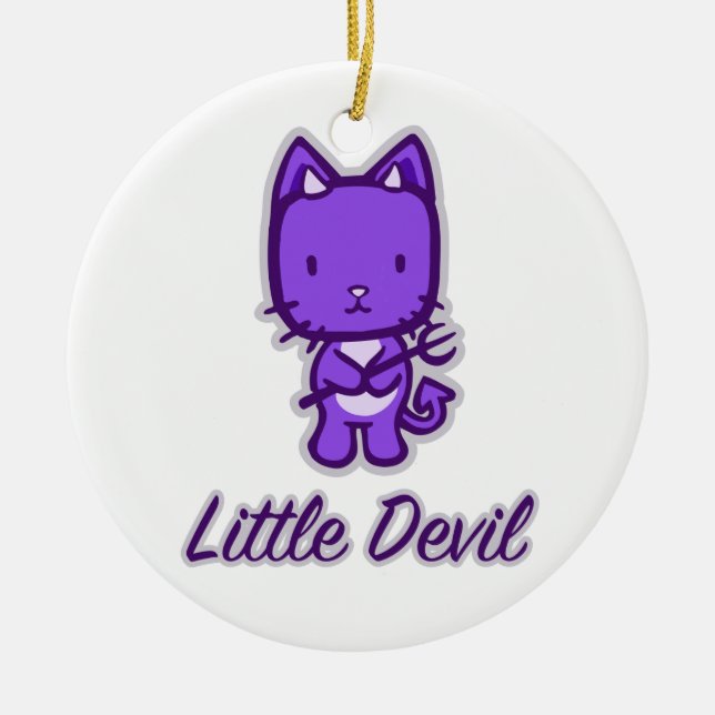 Little Angel...Little Devil Ornaments (Front)