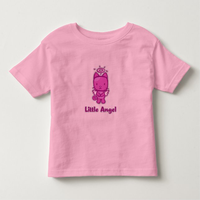 "Little Angel...Little Devil" Toddler Ringer Toddler T-shirt (Front)