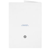 Little Angel on the Way Baby Shower Card (Back)