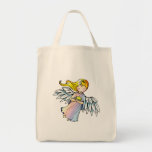 Little Angel Organic Tote Bag at Zazzle