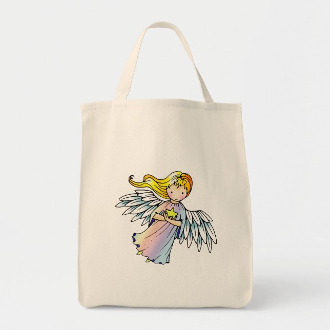 Little Angel Organic Tote Bag (Front)