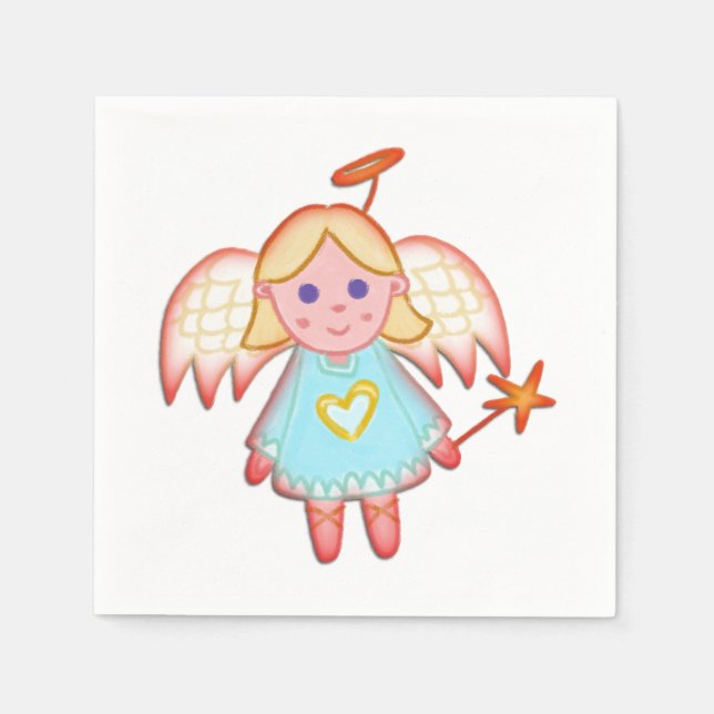Little Angel Paper Napkins (Front)