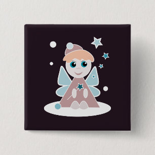 Little Angel Pinback Button