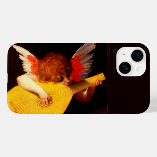 LITTLE ANGEL PLAYING LUTE Music Making Cherub Case_Mate iPhone 14 Case