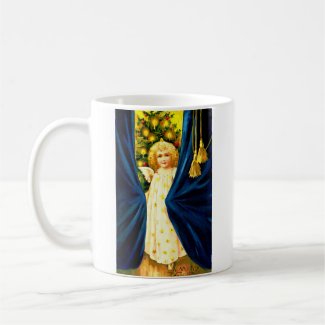 Little Angel Vintage Christmas Coffee Mug