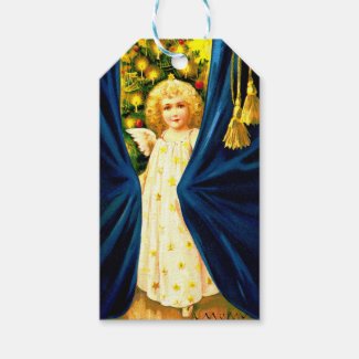 Little Angel Vintage Christmas Gift Tags